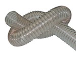 Flexible ALFAVAC PU-L - PU renforcé - Transparent - Ø 180 mm - max.100°C - 10 mètres
